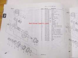 Suzuki RG125F, RG125FN, RG125FUN, RG125FP, RG125FUP, RG125FR, RG125FUR parts catalogue - varaosaluettelo