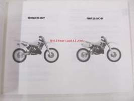 Suzuki RM250, RM250P, RM250R parts catalogue - varaosaluettelo