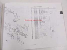 Suzuki RM250, RM250P, RM250R parts catalogue - varaosaluettelo