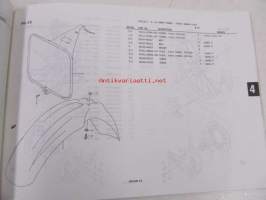 Suzuki RM250, RM250P, RM250R parts catalogue - varaosaluettelo