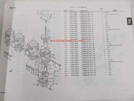 Suzuki GSX-R750M (GR7AA/B/C/) parts catalogue - varaosaluettelo