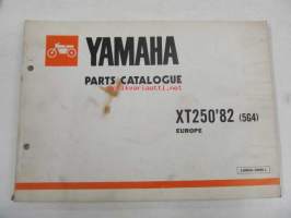 Yamaha XT250&#039;82 (5G4) Europe parts catalogue - varaosaluettelo