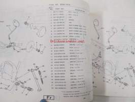 Yamaha XT250&#039;82 (5G4) Europe parts catalogue - varaosaluettelo