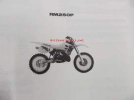 Suzuki RM250OP (RJ16A) parts catalogue - varaosaluettelo