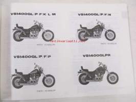 Suzuki VS1400GL (VX51L) VS1400GLPH/VS1400GLFH, VS14000GLPJ/VS1400GLFJ, VS1400GLPK/VS1400GLPL, VS1400GLFL/VS1400GLPM, VS1400GLFM/VS1400GLPN, VS1400GLFN/VS1400GLPP,