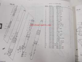 Suzuki DR350S (SK42A/SK42B) DR350SL, DR350SM parts catalogue - varaosaluettelo