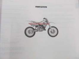 Suzuki RM125N (RF14A) parts catalogue - varaosaluettelo