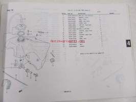 Suzuki RM125 (RF14A) RM125N, RM125P, RM125R parts catalogue - varaosaluettelo