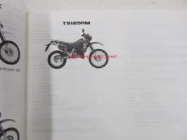 Suzuki TS125R (SF15A) TS125RK, TS125RL, TS125RM parts catalogue - varaosaluettelo