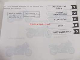 Suzuki GSX1100 (GV72A) GSX1100J, GSX1100FJ, GS1100FK, GSX1100FL, GSX1100FM parts catalogue - varaosaluettelo