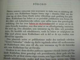 Gentes Finlandiae I Skrifter utgivna av Finlands Riddarhus II i samarbete med Finlands Adelsförbund