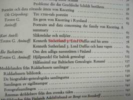 Gentes Finlandiae I Skrifter utgivna av Finlands Riddarhus II i samarbete med Finlands Adelsförbund