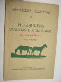 Husdjurens vanligaste sjukdomar, pärmbild / kansikuvitus Emil Cedercreutz