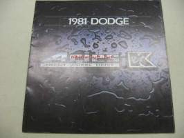 Dodge Aries K 1981 -myyntiesite