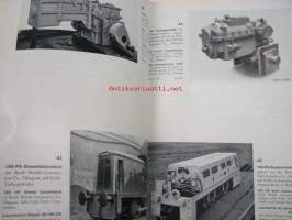 Voith Turbogetriebe - Voith Turbo Transmission - Turbo transmission Voith 1952 -Bestellerliste Reference list-kolmikielinen Voith´in vaihteistojen kuvitettu