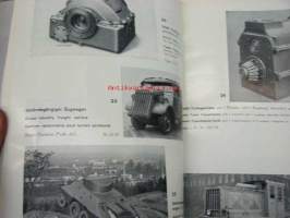 Voith Turbogetriebe - Voith Turbo Transmission - Turbo transmission Voith 1952 -Bestellerliste Reference list-kolmikielinen Voith´in vaihteistojen kuvitettu