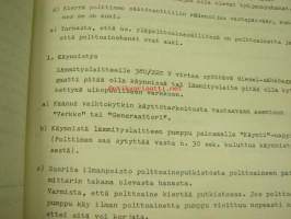 Dieselveturit Sv12 ja Sr12 -käyttöohjekirja, tekniset tiedot -väliaikainen moniste veturinkuljettajille