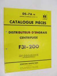 McCormick International F31-200 distributeur d&#039;engrais centrifuge -lannoitelevitin varaosaluettelo