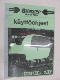 Silawrap 7550 paalinkäärintäkone -käyttöohjeet