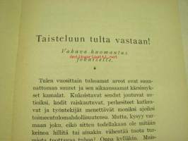 Taisteluun tulta vastaan! -esite