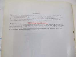 Volvo Penta Utombordsmotor / Outboard motor typ 310, 311 &amp; 313 Reservdelslista, Spare Parts List -varaosaluettelo