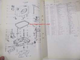 Volvo Penta Utombordsmotor / Outboard motor typ 310, 311 &amp; 313 Reservdelslista, Spare Parts List -varaosaluettelo