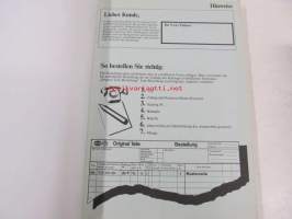 Volkswagen Passat Mod. 87 &gt; 88 Genuine Parts Illustrated Catalogue 1990 -varaosaluettelo