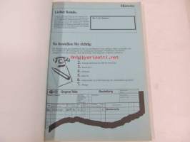 Audi 80 &gt; Mod. 76  Genuine Parts Illustrated Catalogue 1988 -varaosaluettelo