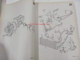 Audi 100 / Avant Mod. 87 &gt; 88 Genuine Parts Illustrated Catalogue 1989 -varaosaluettelo