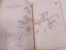 Audi 100 / Avant Mod. 77 &gt; 79 Genuine Parts Illustrated Catalogue 1988 -varaosaluettelo