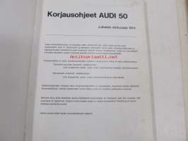 Audi 50 Korjausohjeet