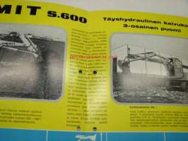 Simit S.600 kaivinkone -myyntiesite