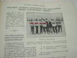 Finskt Idrottsblad 1913 nr 10 (Kansikuvitus Alexander Federley)