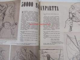 Suomen Kuvalehti 1957 nr 12, Turun rapsodia mm. Raili Linström, Martti Ratu, Hilkka Toivola, kuoleman junat Kuurila - Iittala, kenestä puolustusvoimain komentaja,