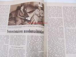 Suomen Kuvalehti 1957 nr 12, Turun rapsodia mm. Raili Linström, Martti Ratu, Hilkka Toivola, kuoleman junat Kuurila - Iittala, kenestä puolustusvoimain komentaja,
