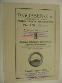 P. Gossen &amp; Co Instrumente -myyntiesite