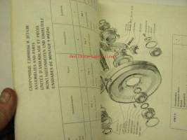 Lietevaunu RZT-8 Organic fertilizer applicator -Parts Catalogue -varaosaluettelo