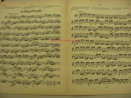 Kayser-Barmas violin-etyden op. 20 heft III -nuotit