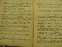The study of positions for violin -nuotit