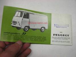 Peugeot 204 404 J7 1976  paketti- ja kuorma-autot -myyntiesite