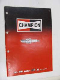 Champion Double Copper / Resistor Plugs 1993 -sytytystulppaluettelo