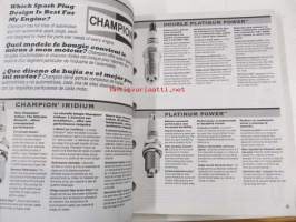 Champion Spark Plug Application Catalog 2008 -sytytystulppaluettelo
