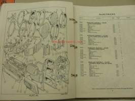 Triumph 2000 Saloon Spare Parts Catalog -varaosaluettelo englanniksi