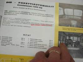 Peugeot pakettiautot 1964 -myyntiesite