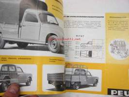 Peugeot pakettiautot 1964 -myyntiesite