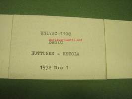 Univac-1108 Basic