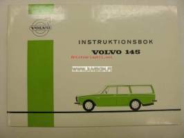 Volvo 145 1972 instruktionsbok  -käyttöohjekirja