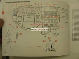 Volvo 240 Diesel 1984 instruktionsbok  -käyttöohjekirja