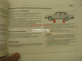 Volvo 244 Diesel 1981 instruktionsbok  -käyttöohjekirja