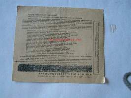 vakuutus uudistuskuitti  14.1.56